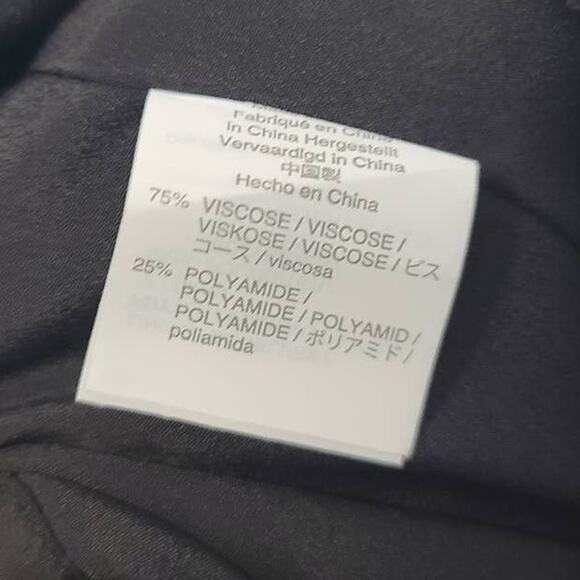 J.Crew Velvet Pull-On Midi Skirt Black Size XS GUC Elastic Waist Pockets - Picture 4 of 4